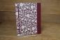 Preview: romantic red binder with white flowers